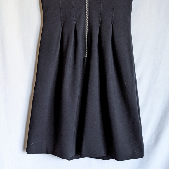 J. Crew Black Exposed Zipper Scuba Knit Midi Dress - Picture 10 of 13